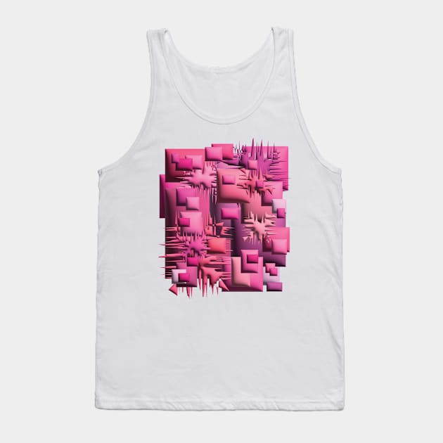 Shades of Pink 1 Tank Top by Palmer T-Shirts & Mugs